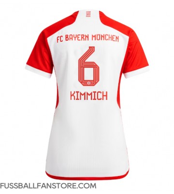Bayern Munich Joshua Kimmich #6 Replik Heimtrikot Damen 2023-24 Kurzarm